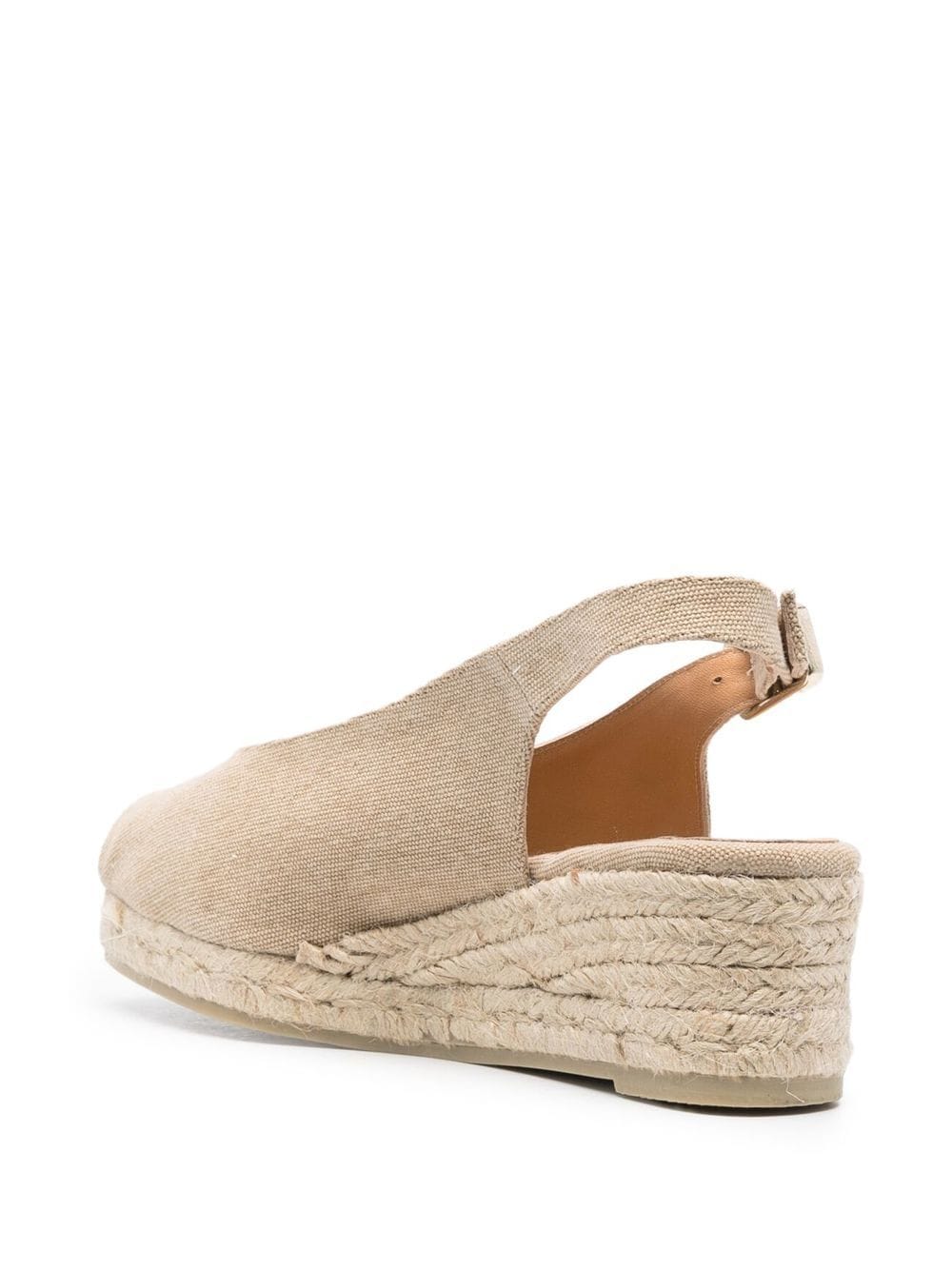 Castañer Dosalia Beige Canvas Slingback Espadrille Wedges image 1