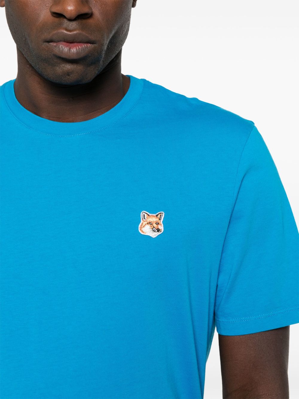 MAISON KITSUNE' T-shirts and Polos Blue image 3