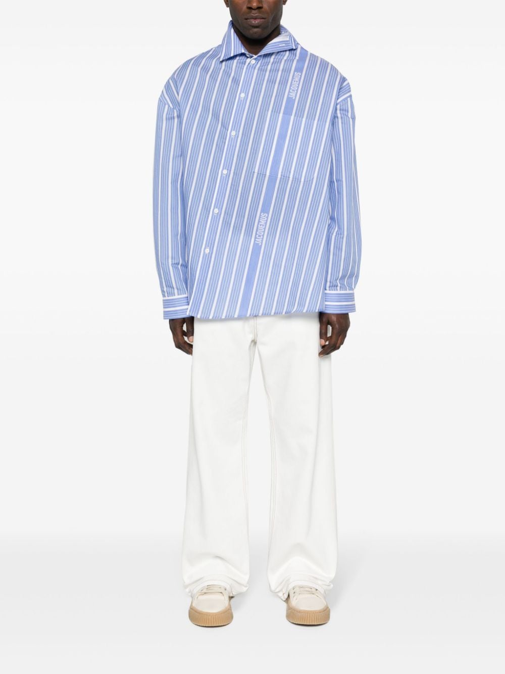 JACQUEMUS Shirts Clear Blue image 4