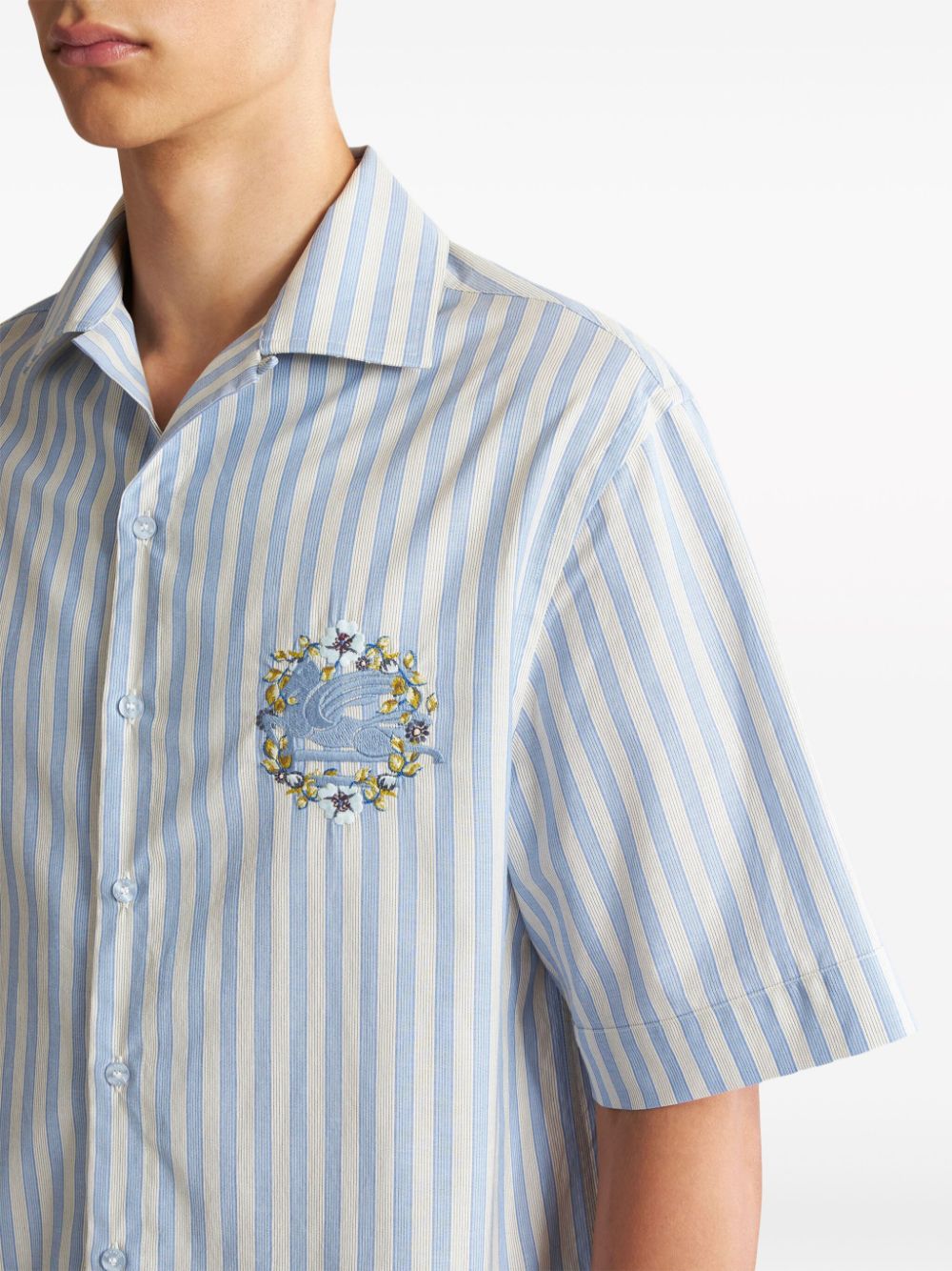 Etro Shirts Clear Blue image 6