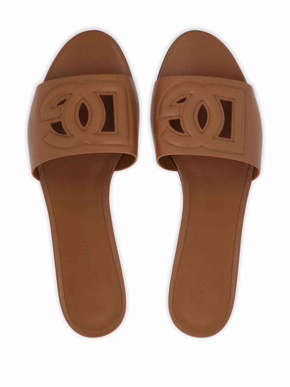 Dolce & Gabbana Sandals Leather Brown image 1