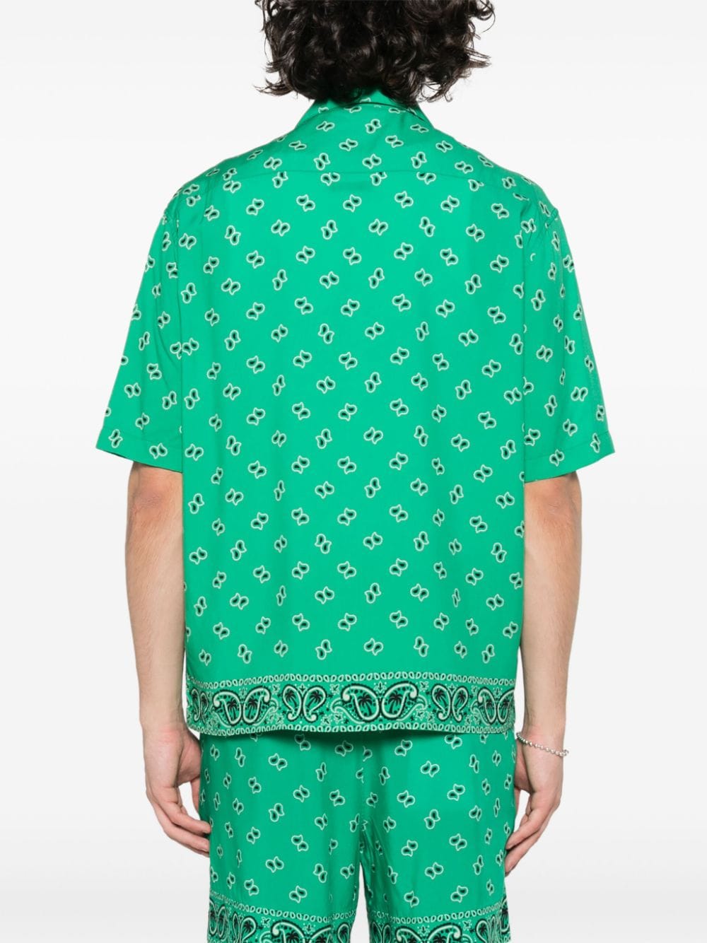 Palm Angels Shirts Green image 1