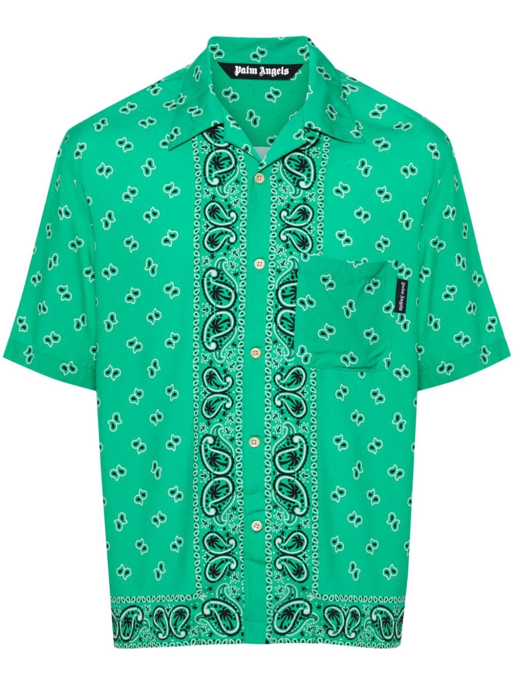 Palm Angels Shirts Green image 0