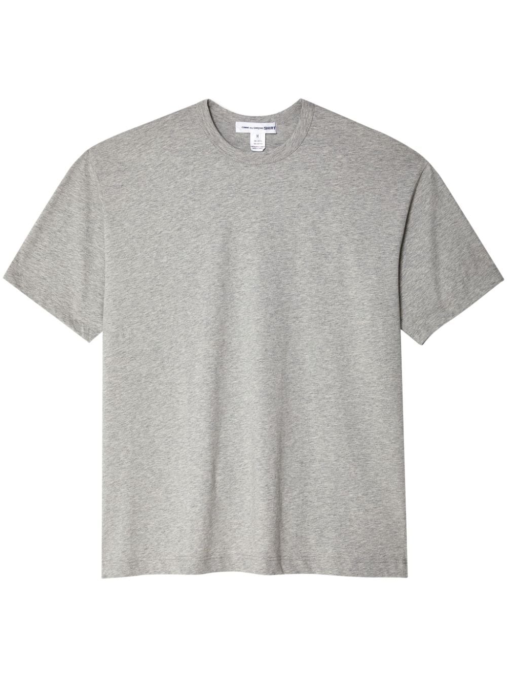 Comme des Garçons Men's Grey Cotton Crew Neck T-Shirt image 0