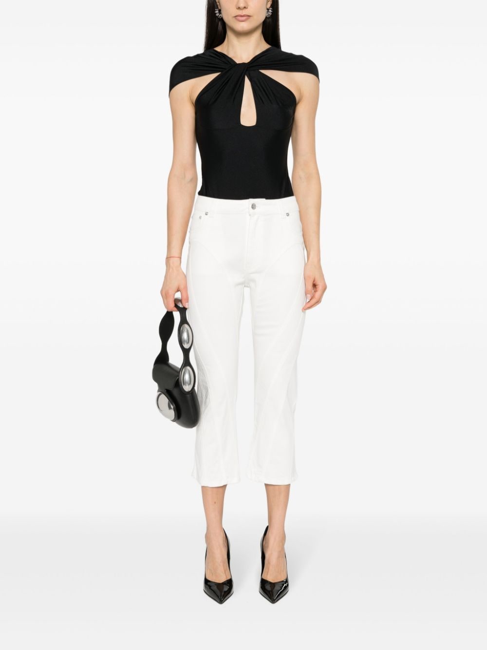 MUGLER PRE Jeans White image 4