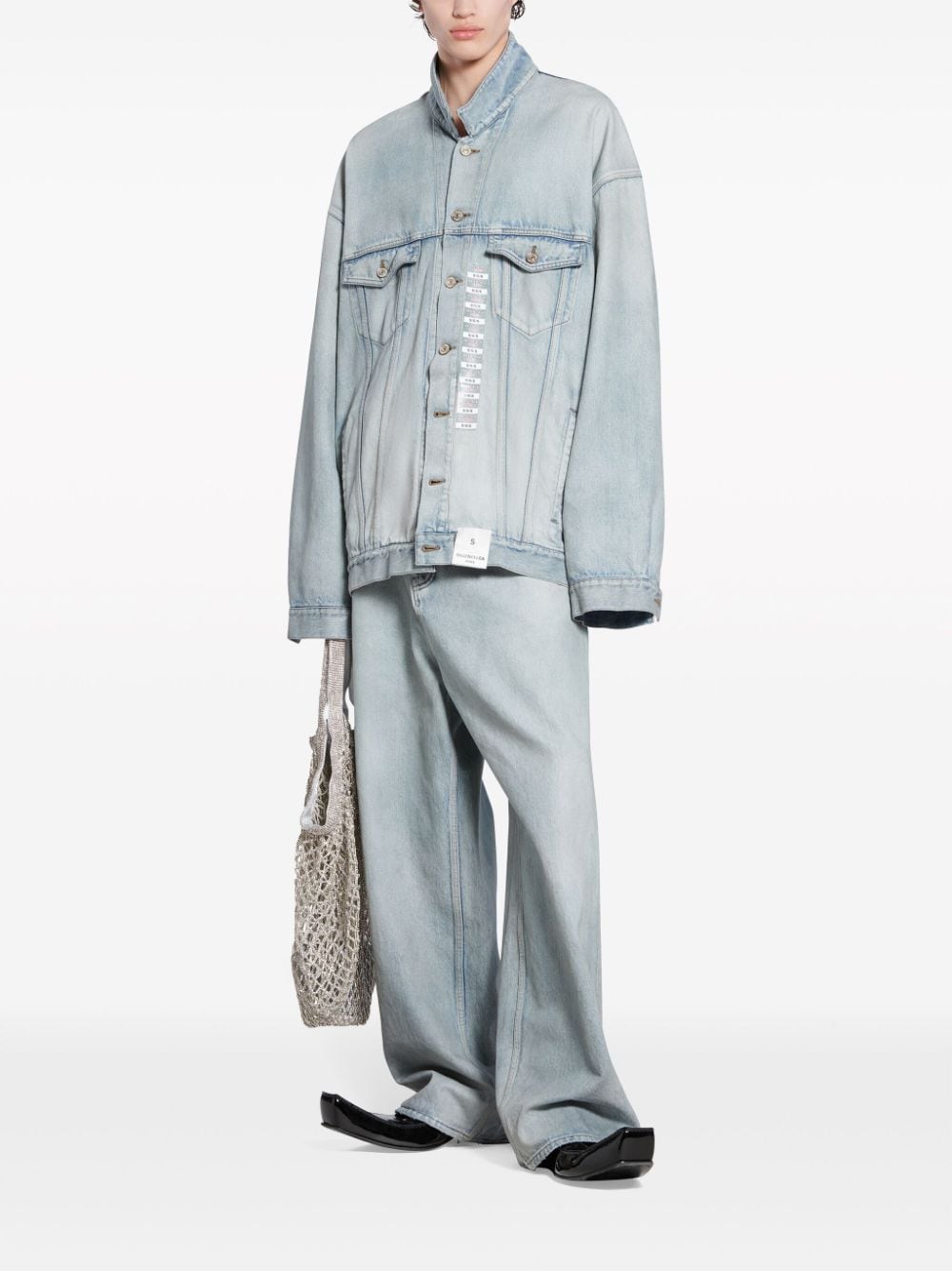 Balenciaga Coats Clear Blue image 2