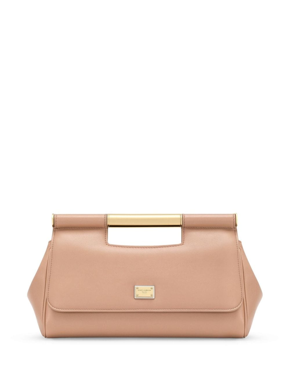 Dolce & Gabbana Beige Calfskin Top Handle Bag image 0