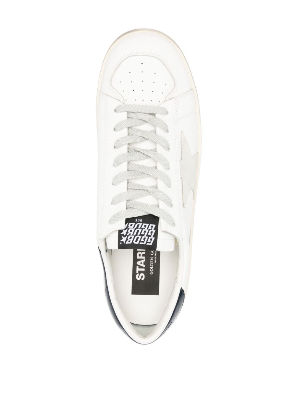 Golden Goose Deluxe Brand Women's Superstar Sneakers in Blue & White image 1