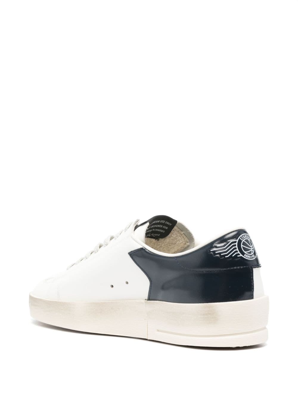 Golden Goose Deluxe Brand Women's Superstar Sneakers in Blue & White image 2