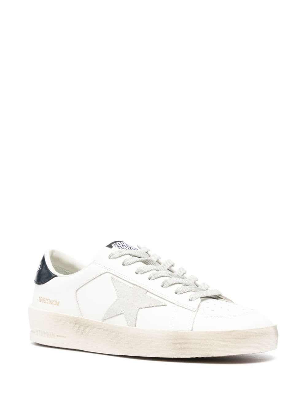 Golden Goose Deluxe Brand Women's Superstar Sneakers in Blue & White image 3