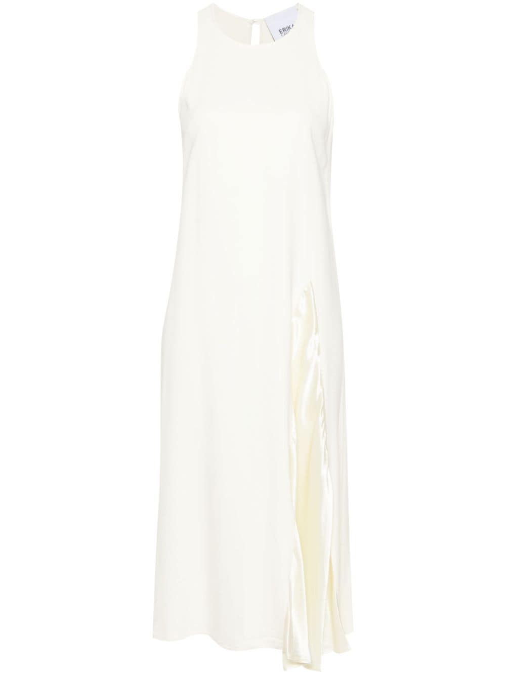 Erika Cavallini Semi-Couture White Flared Dress image 0