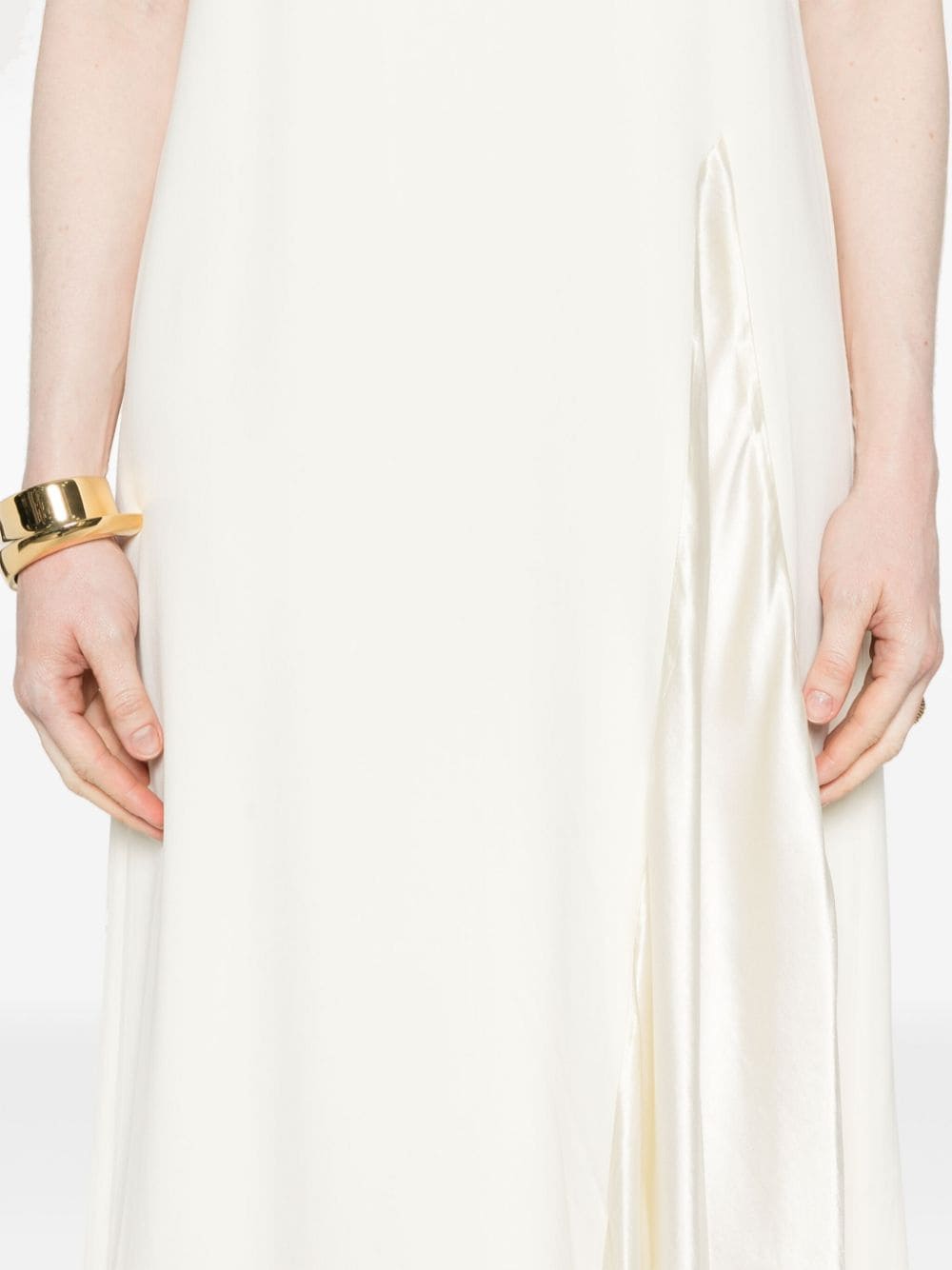 Erika Cavallini Semi-Couture White Flared Dress image 2