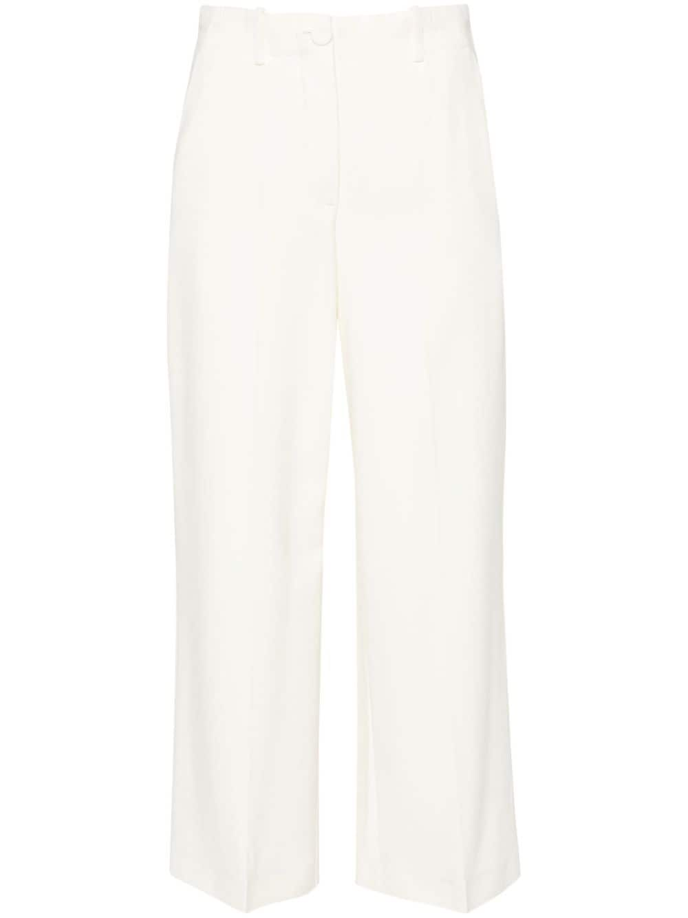 Erika Cavallini Semi-Couture Trousers White image 0