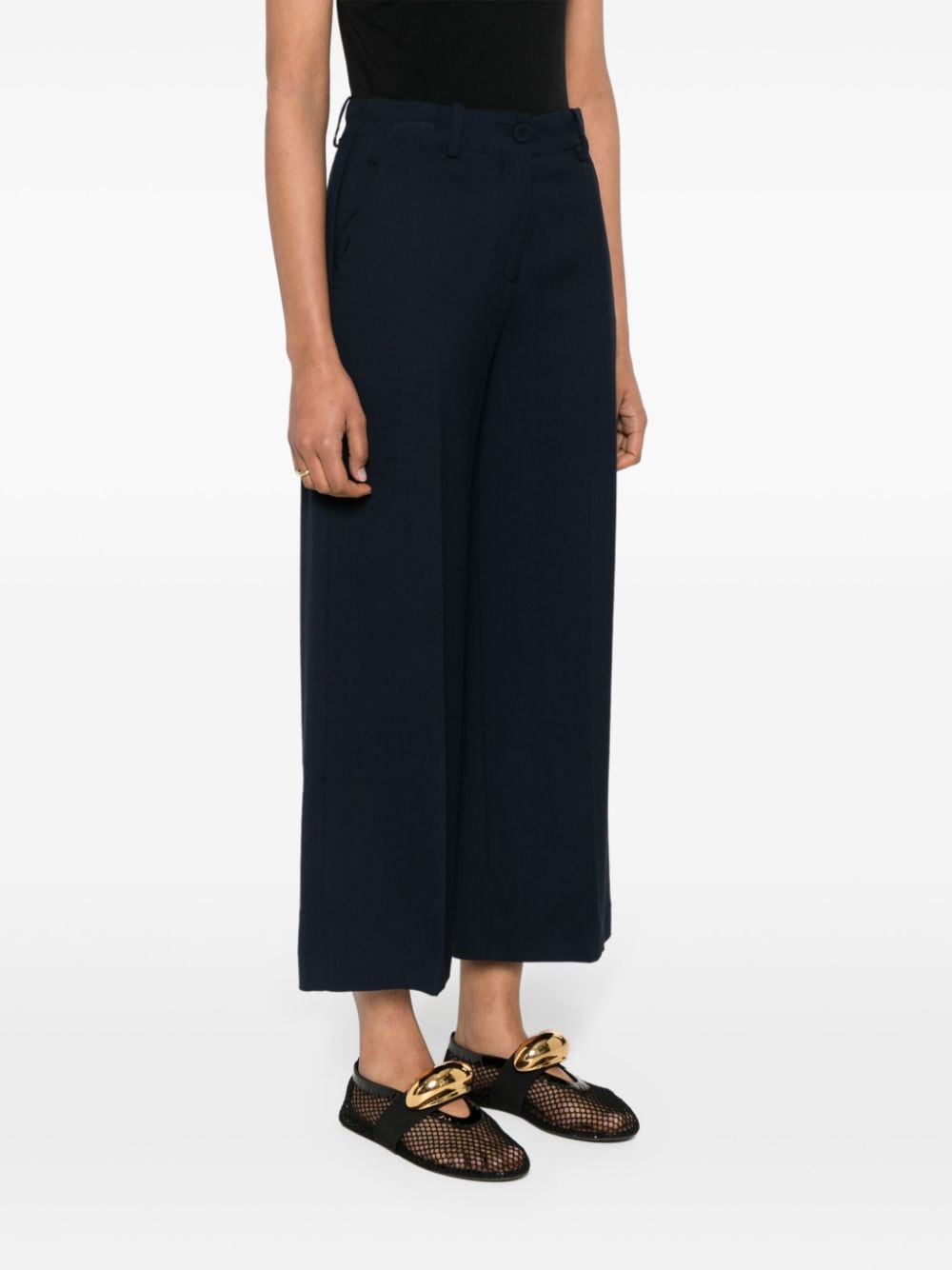 Erika Cavallini Semi-Couture Trousers Blue image 2