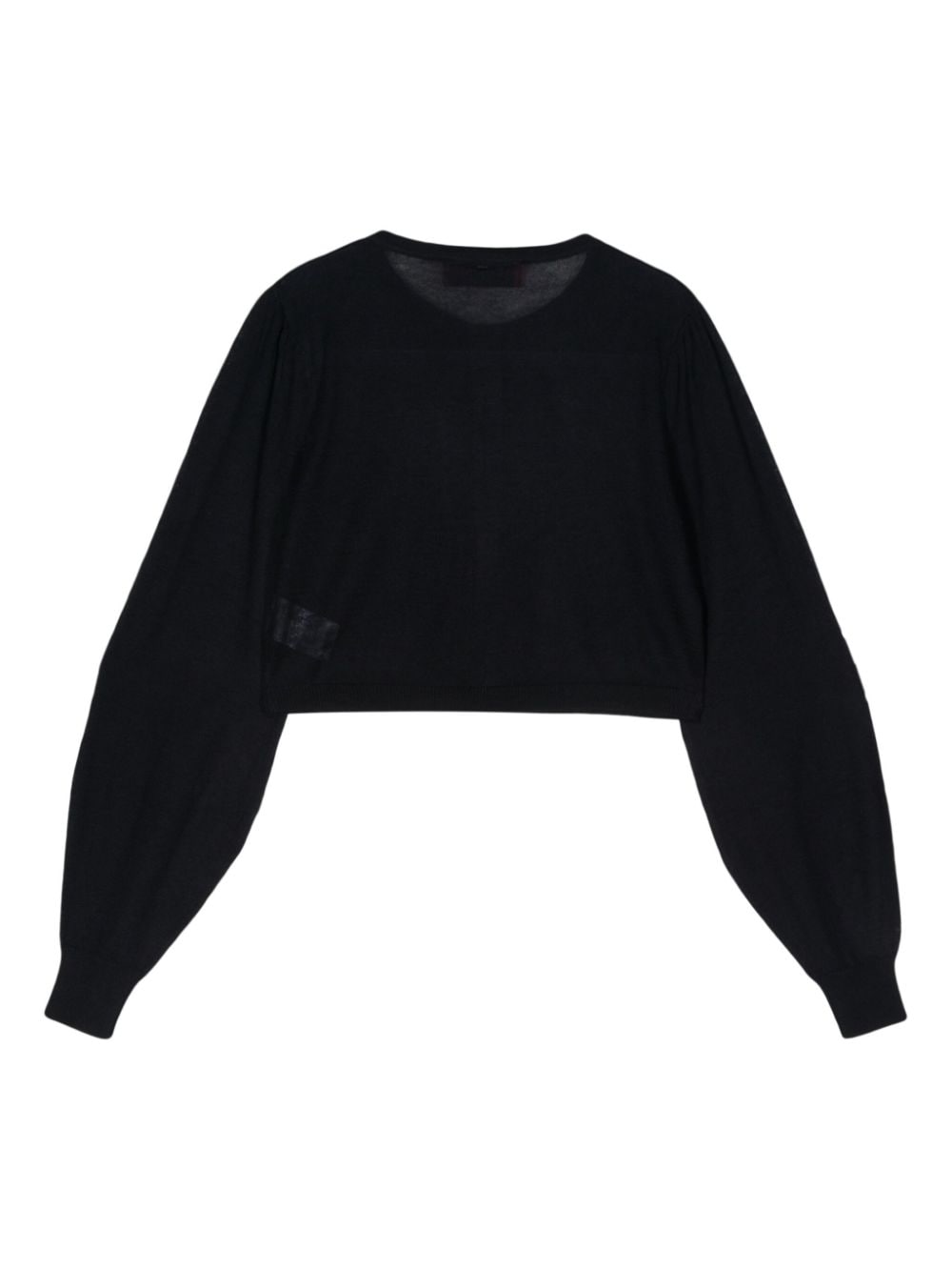 Wild Cashmere Ribbed Crew Neck Sweater - Blue image 1