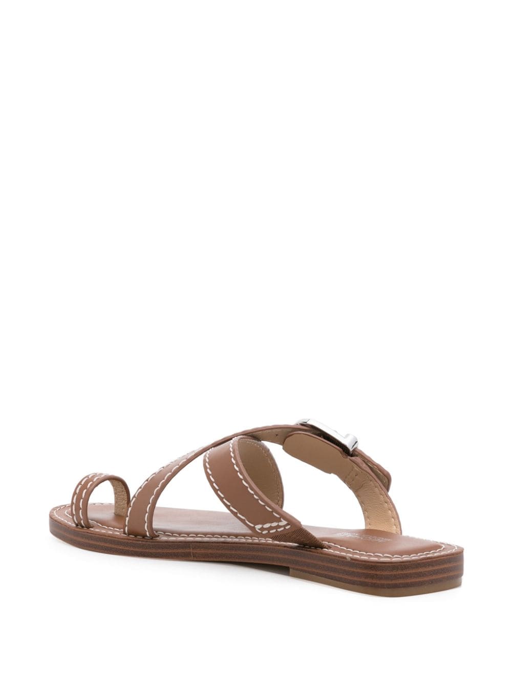 MMK Sandals Leather Brown image 2