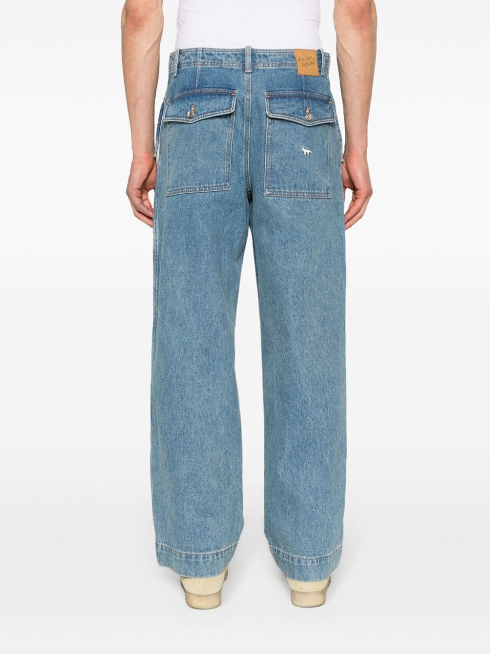 MAISON KITSUNE' Jeans Clear Blue image 1