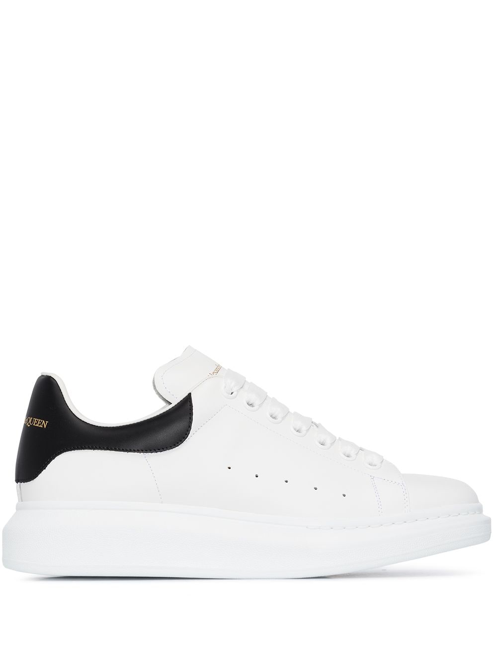 Alexander McQueen Perforated Leather Low Top Sneakers image 0