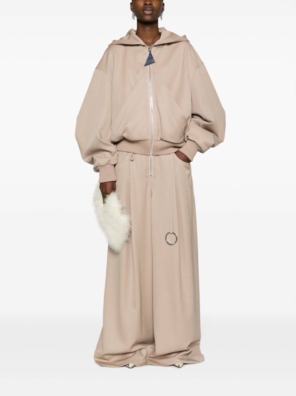 The Attico Coats Beige image 3