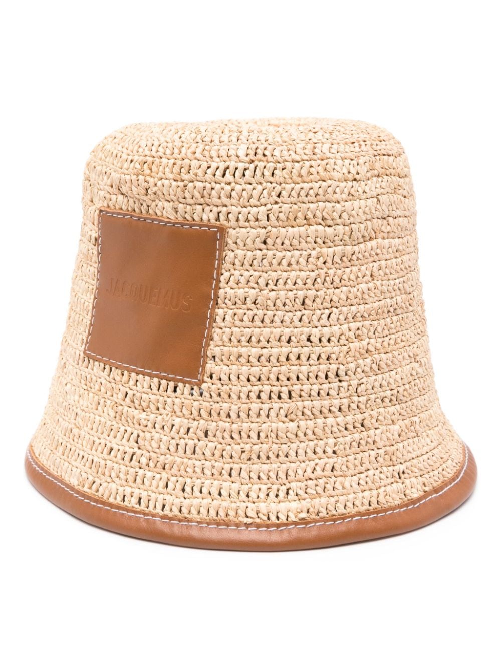 JACQUEMUS Hats Leather Brown image 0