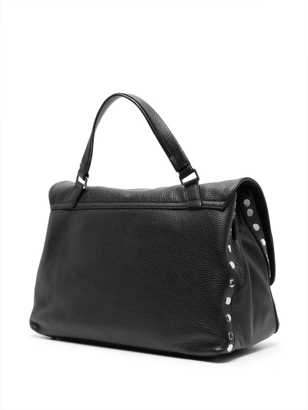 Zanellato Grained Leather Shoulder Bag - Black image 2