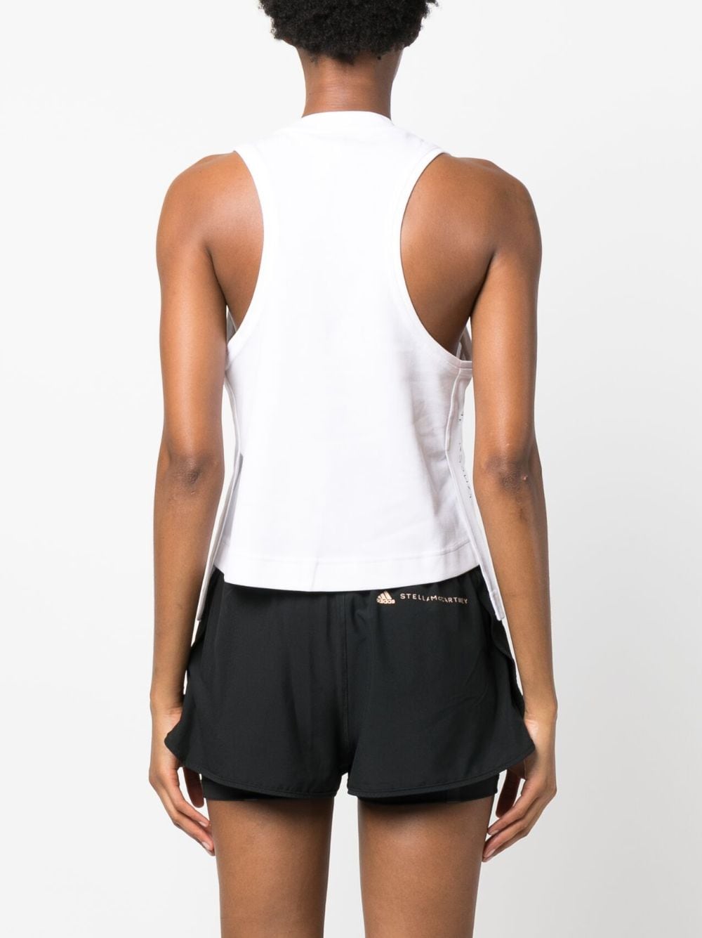 Adidas by Stella McCartney True Pace Logo-Print Running Tank Top - White image 1