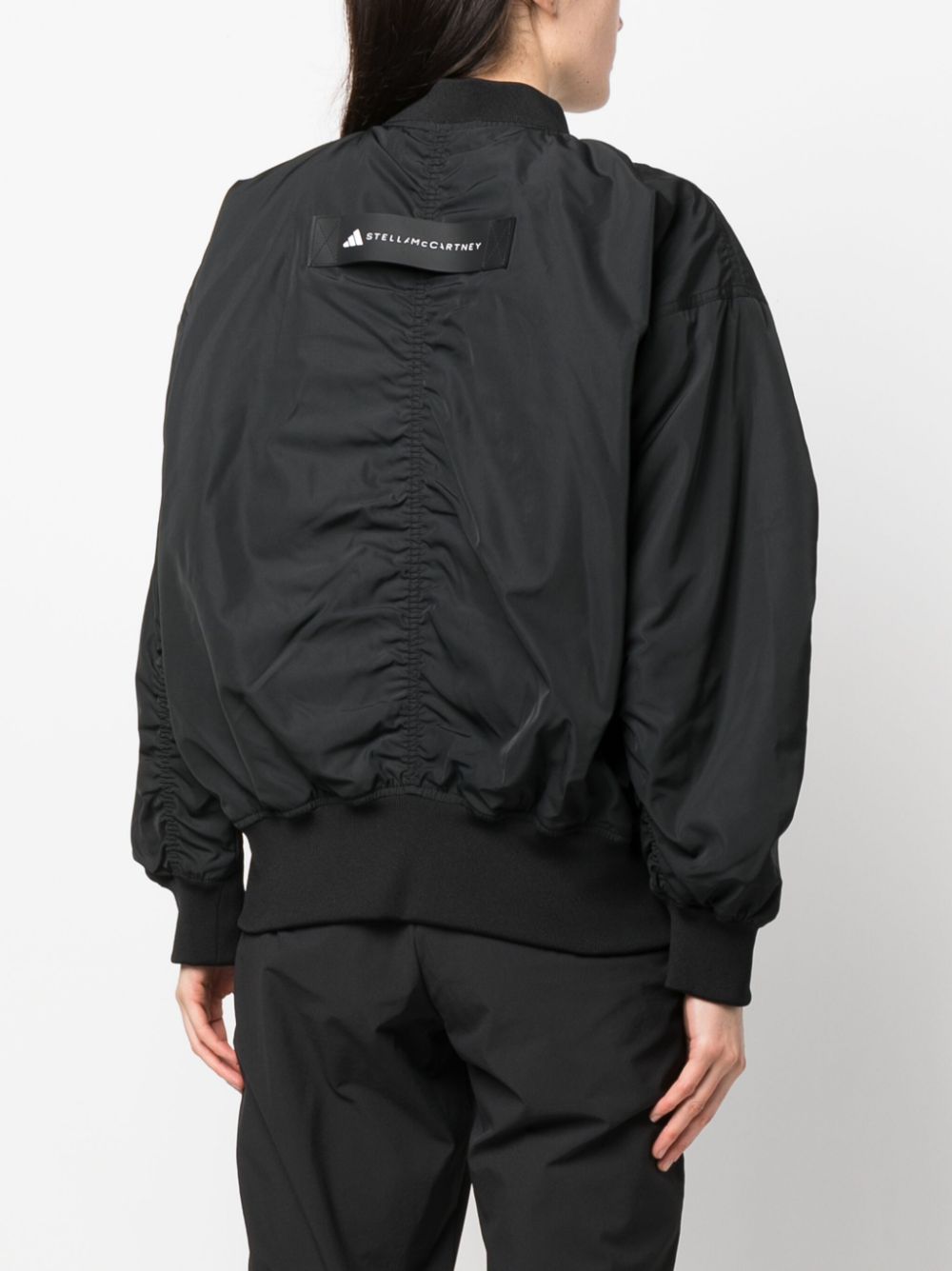 Adidas by Stella McCartney Black Logo-Print Lightweight Jacket image 1