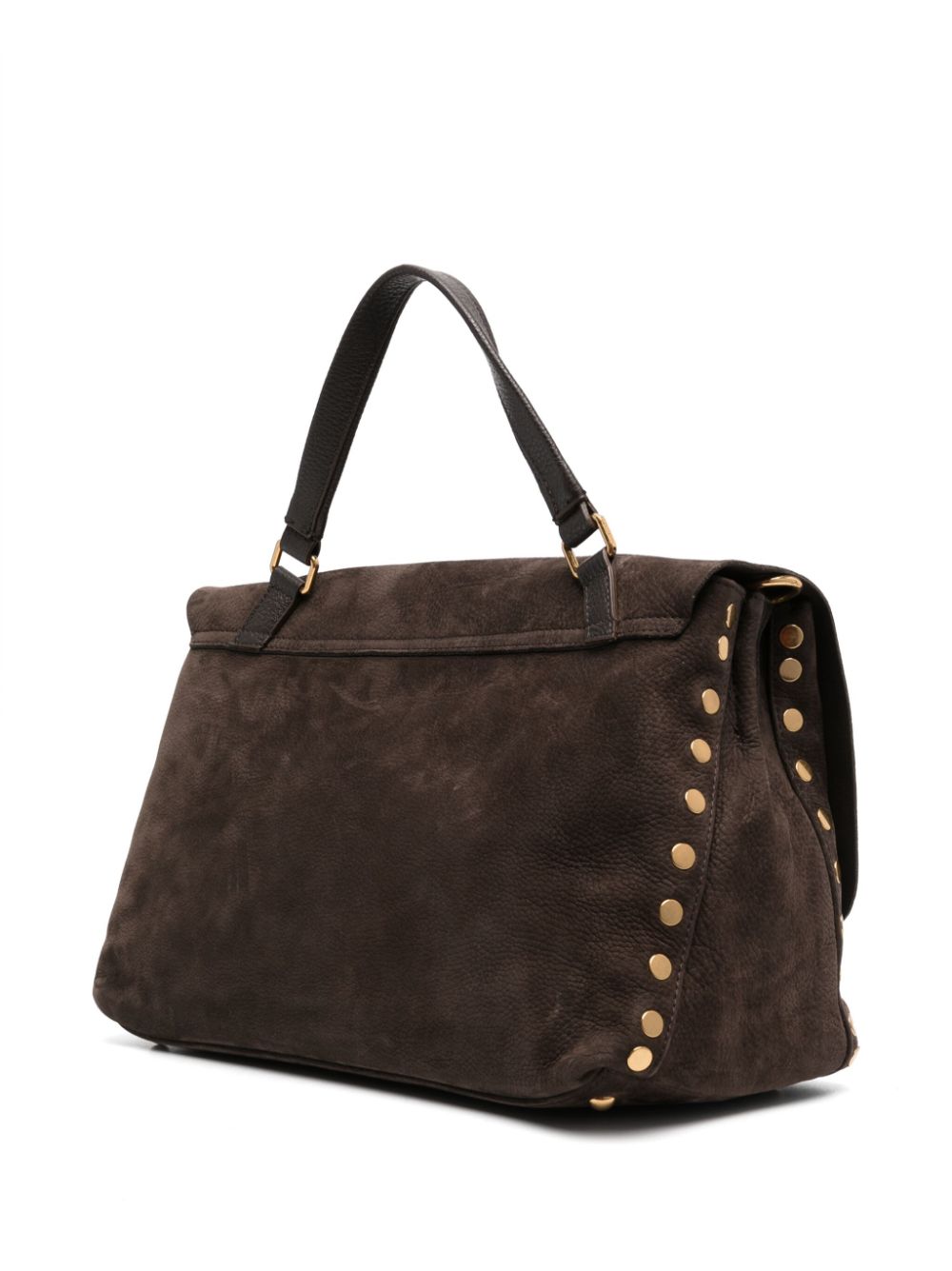 Zanellato Postina Jones Brown Leather Tote Bag image 3