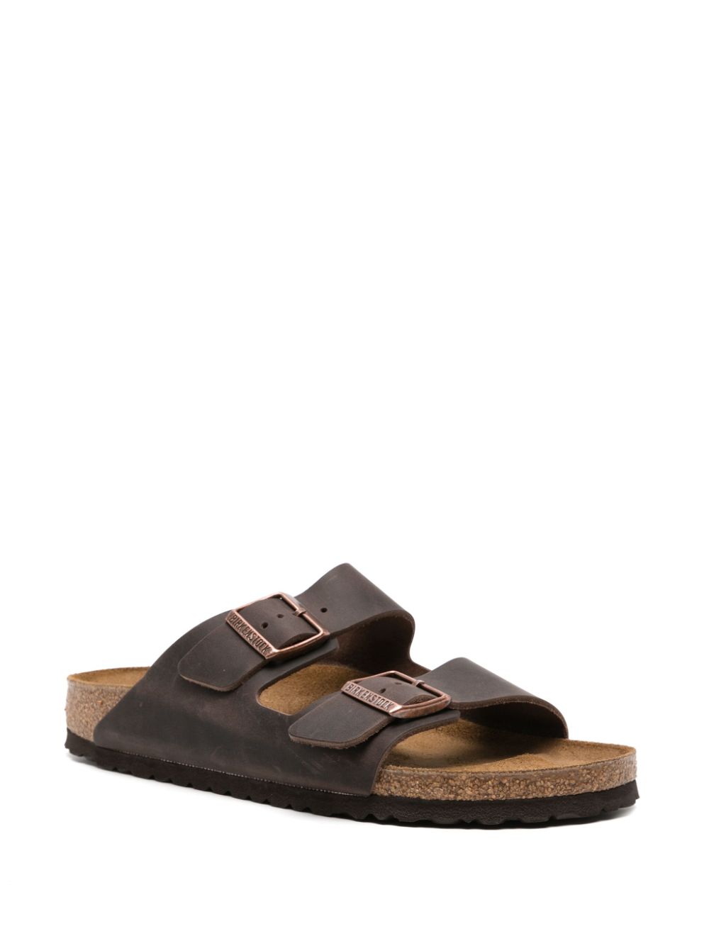 Birkenstock Arizona Leather Sandals in Chestnut Brown image 1