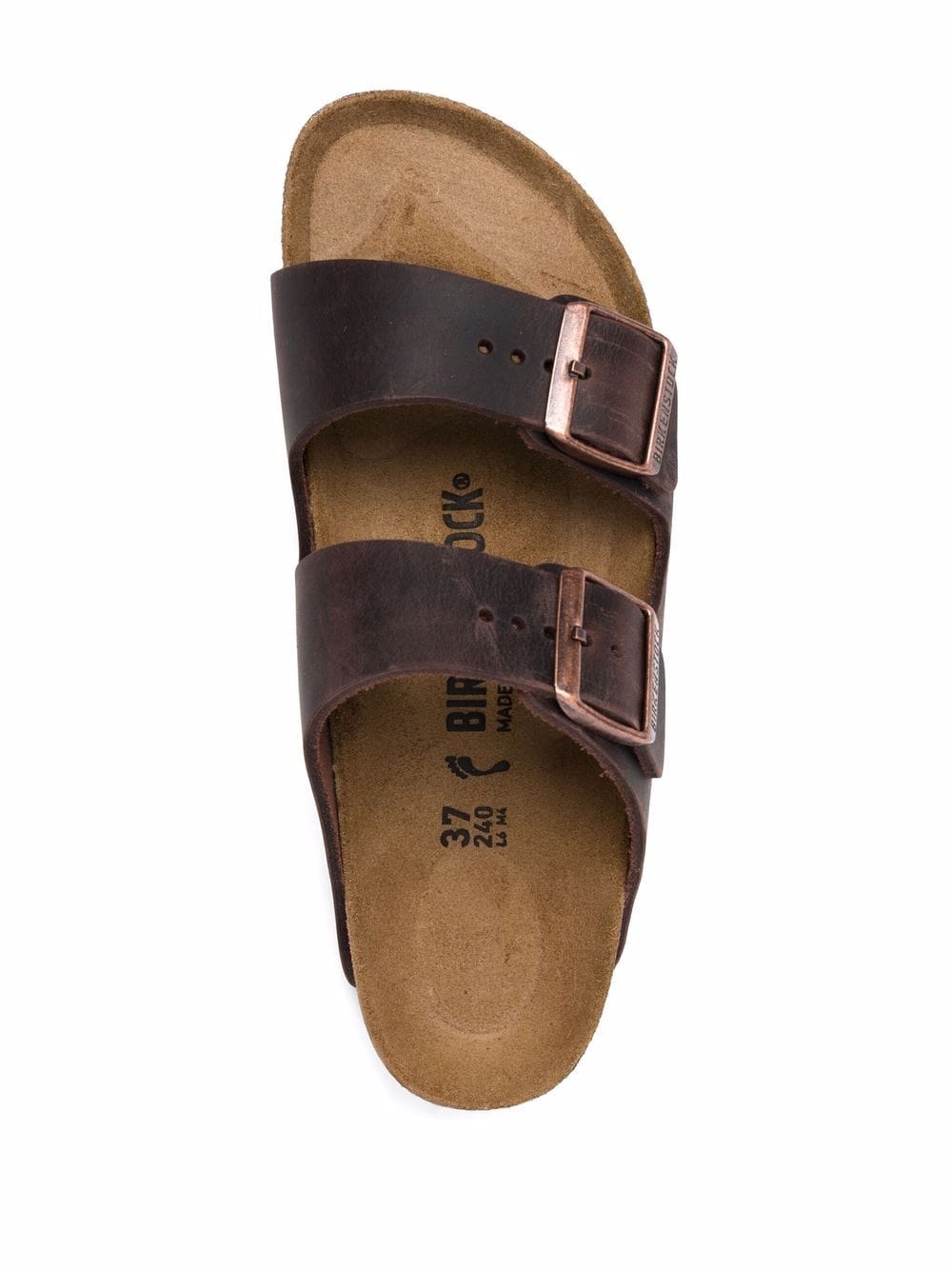 Birkenstock Arizona Leather Sandals - Brown image 2