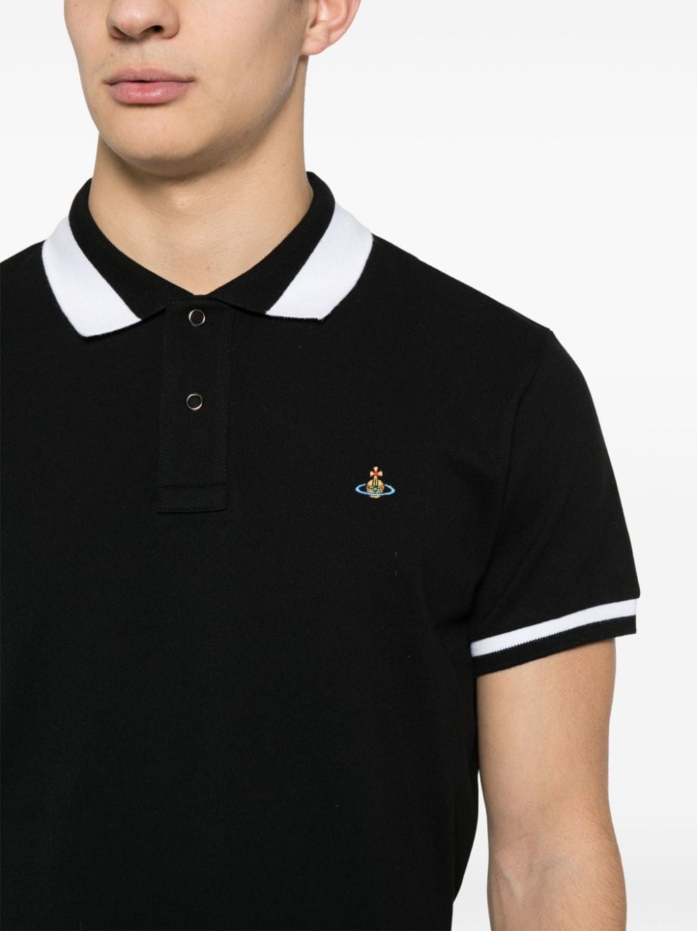 Vivienne Westwood Orb Logo T-Shirt and Polos - Black image 3