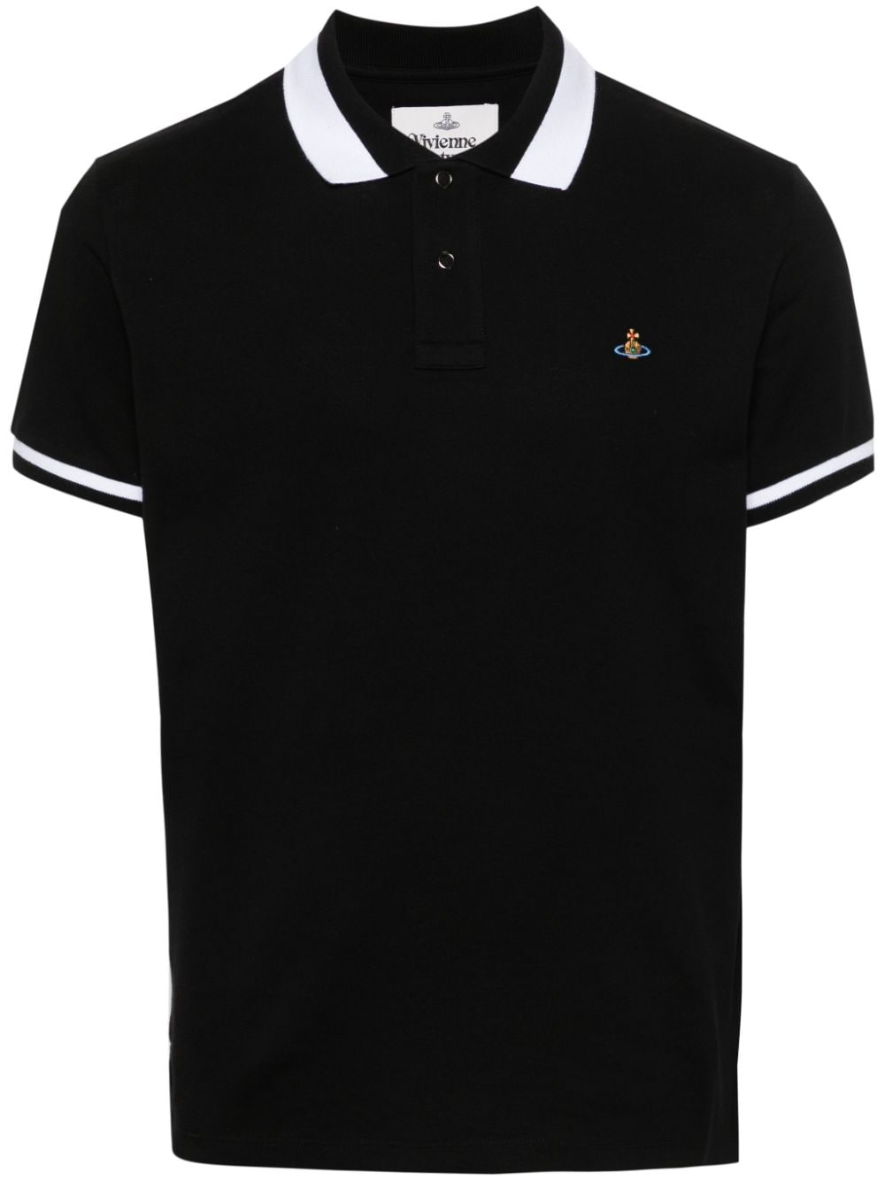 Vivienne Westwood Orb Logo T-Shirt and Polos - Black image 0