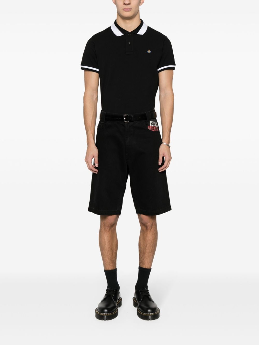 Vivienne Westwood Orb Logo T-Shirt and Polos - Black image 4