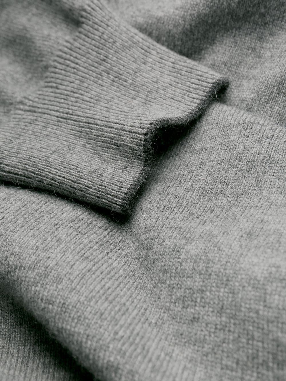 Brunello Cucinelli Grey Cashmere Crewneck Sweater image 1