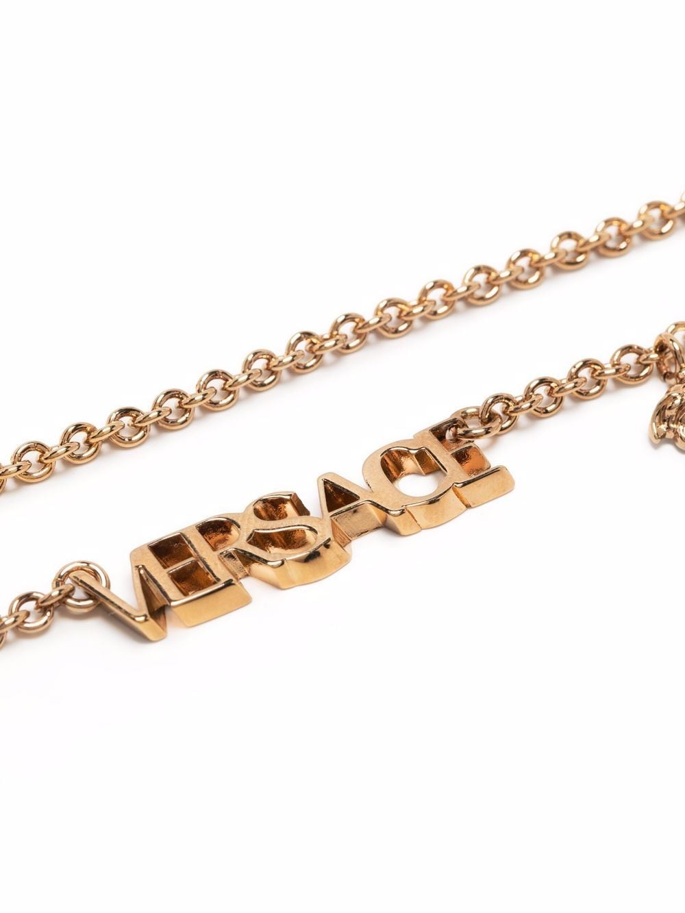 Versace Bijoux Golden Logo Plaque Necklace image 2