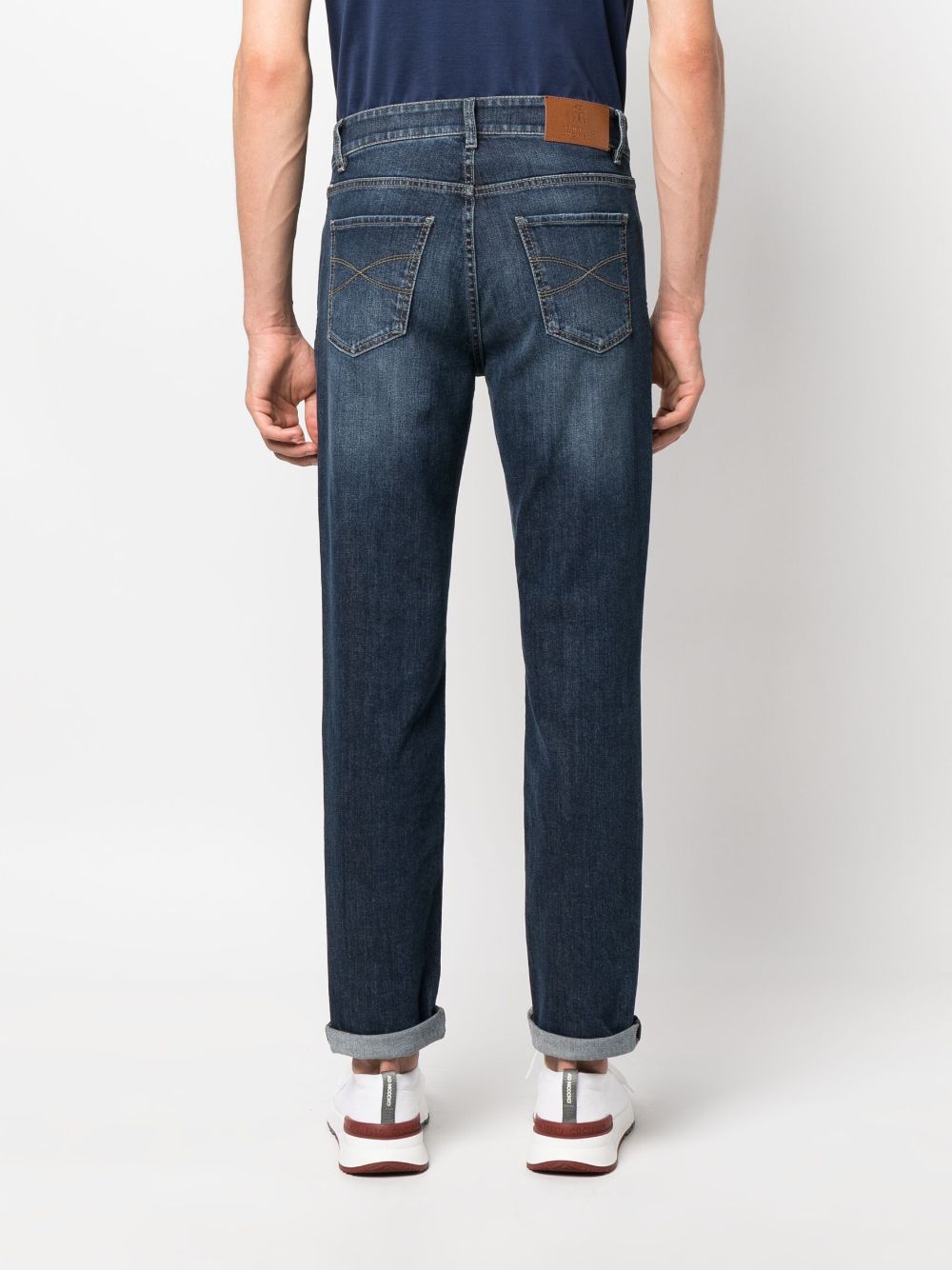 Brunello Cucinelli Blue Cotton Jeans image 3