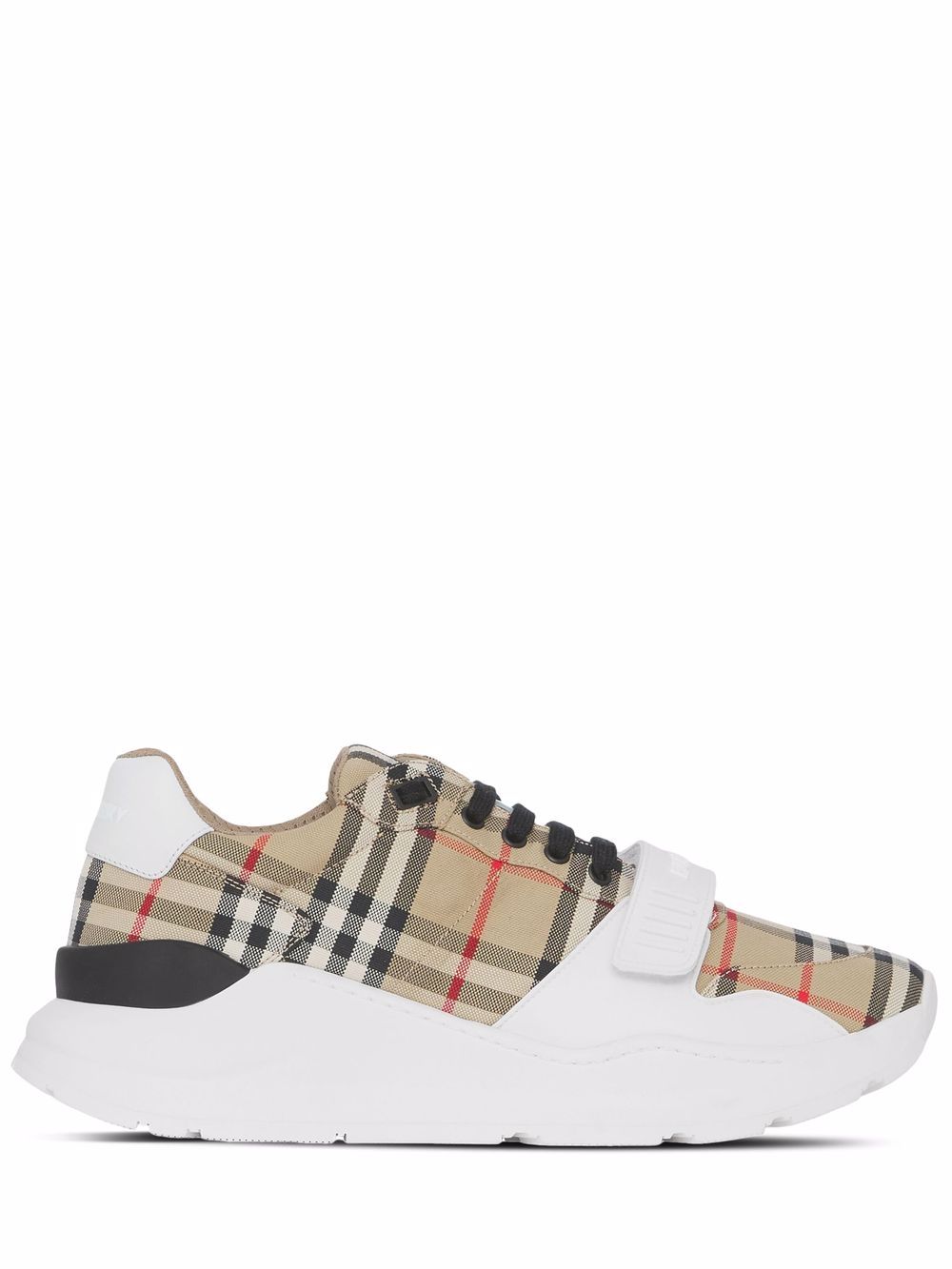 Burberry Vintage Check Touch-Strap Sneakers - Beige image 0