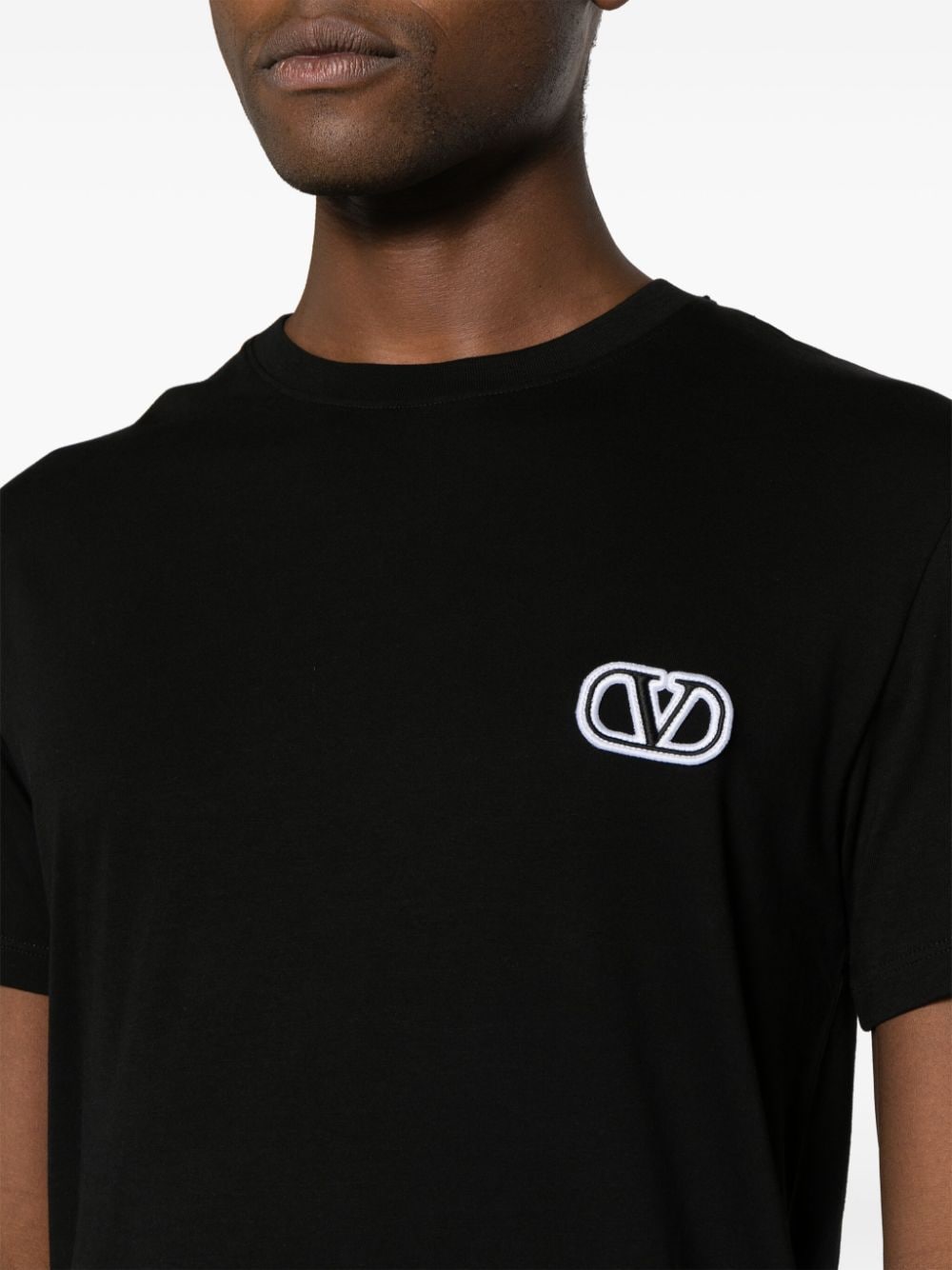 Valentino Black VLogo Signature T-Shirt image 1