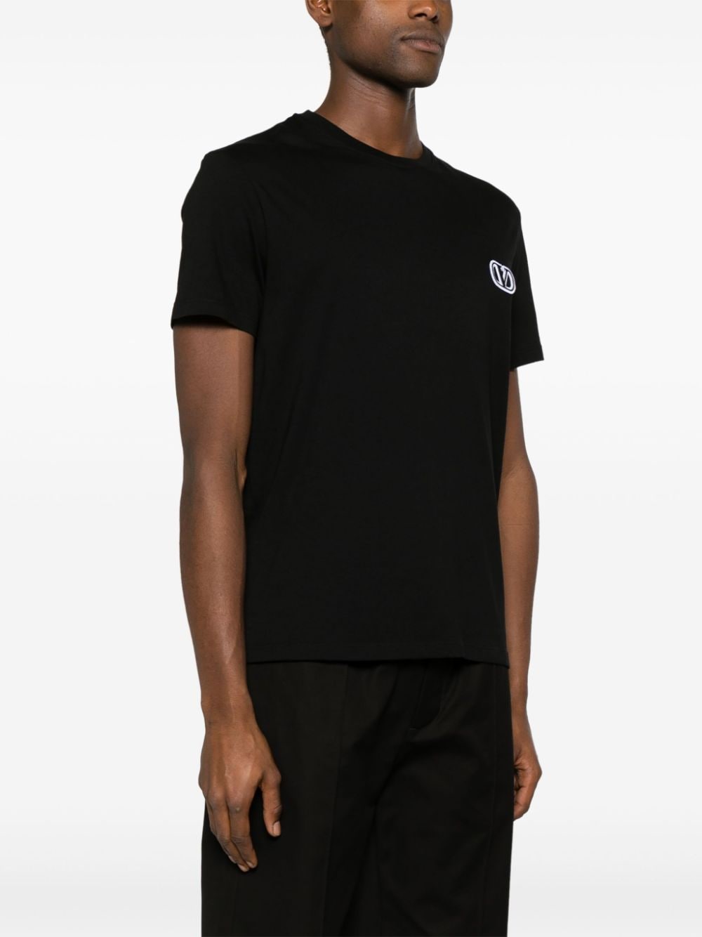 Valentino Black VLogo Signature T-Shirt image 4