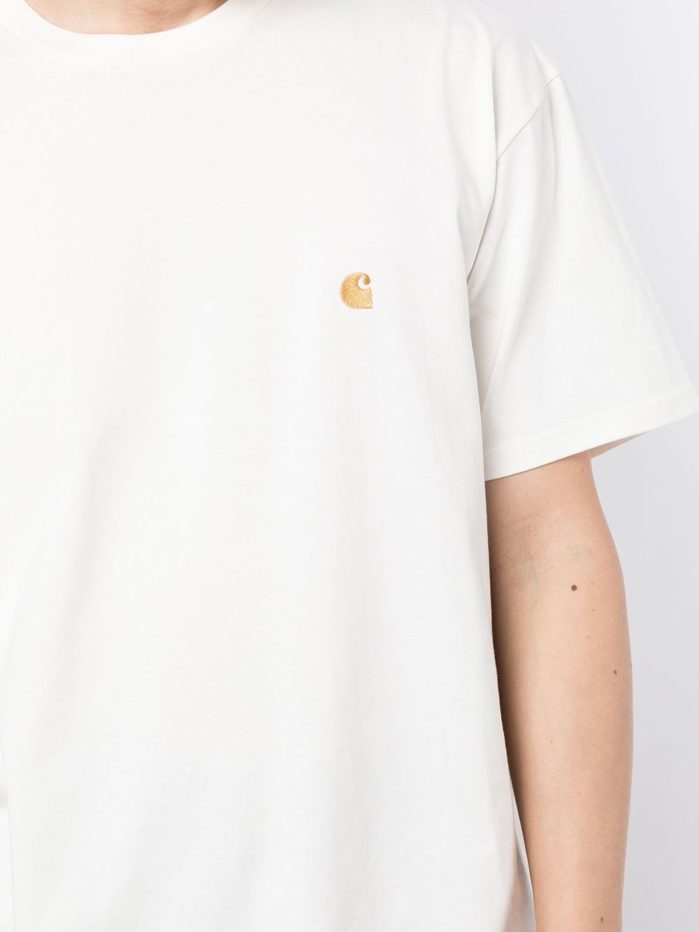 Carhartt WIP Embroidered Logo T-Shirt - White image 1