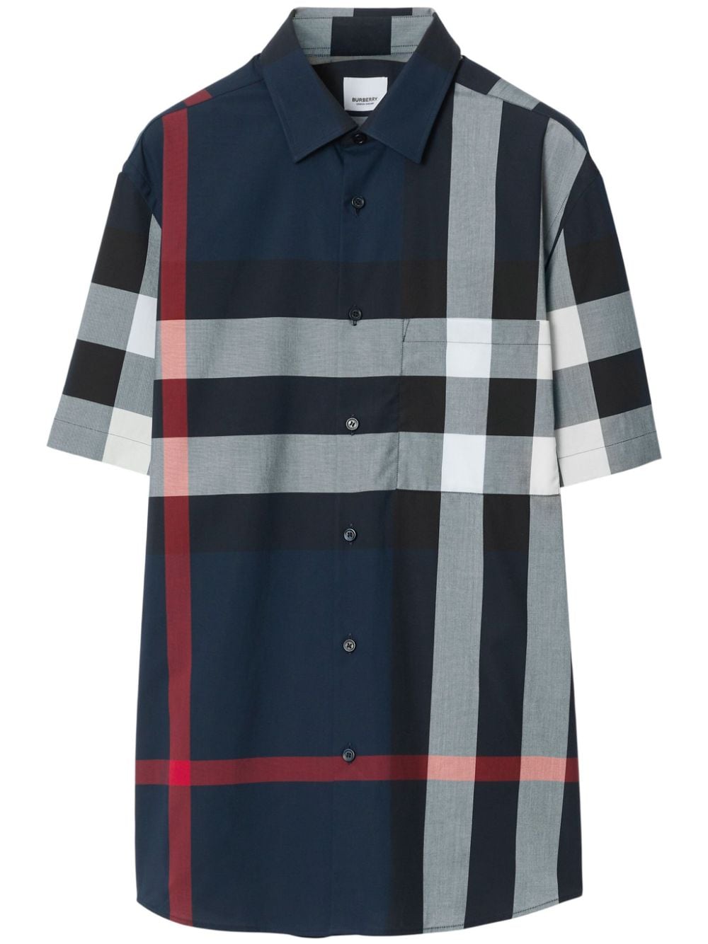 Burberry Classic Check Short Sleeve Shirt - Blue image 0