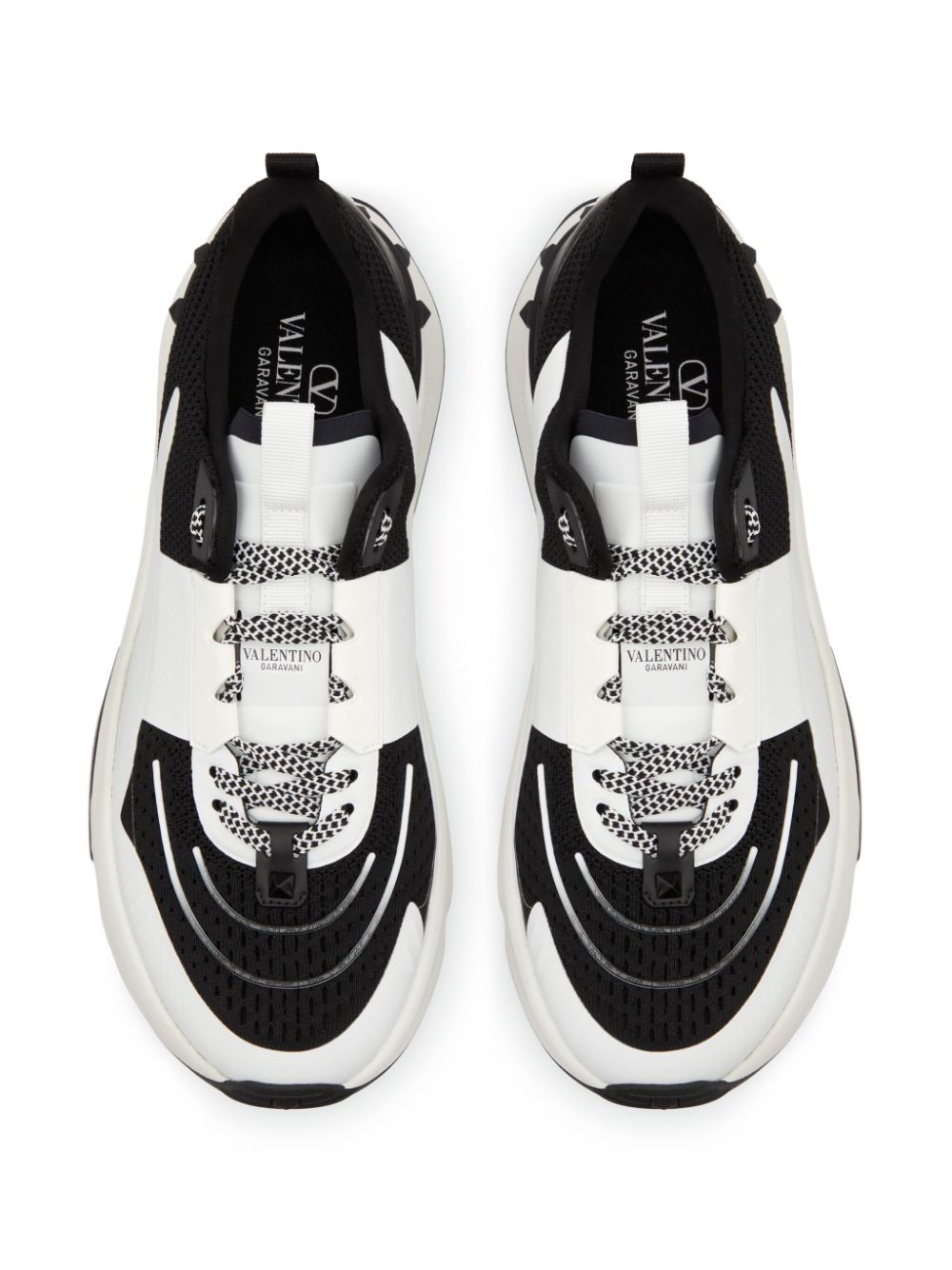 Valentino Garavani Rockstud Black Leather Sneakers image 1