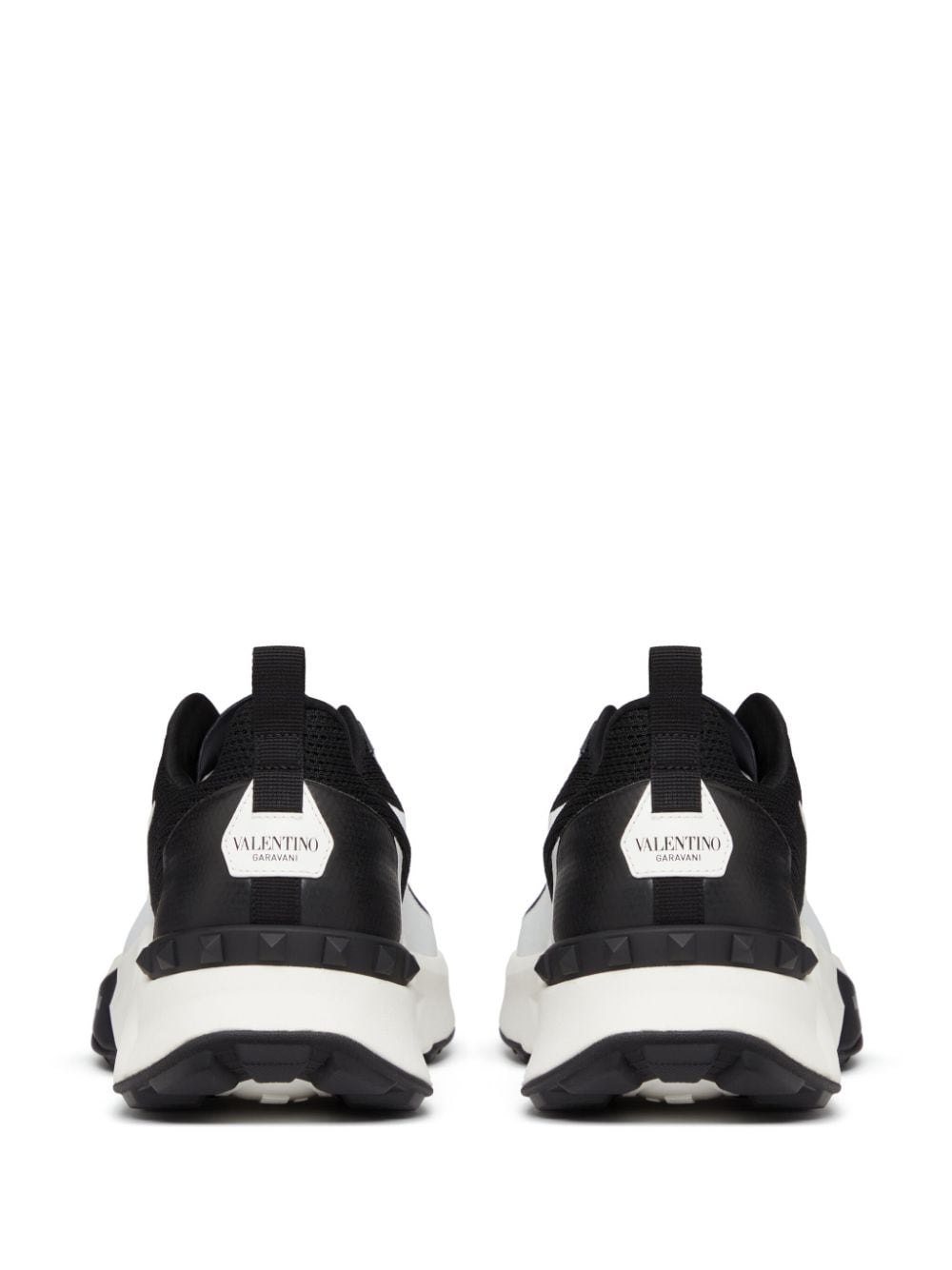 Valentino Garavani Rockstud Black Leather Sneakers image 2