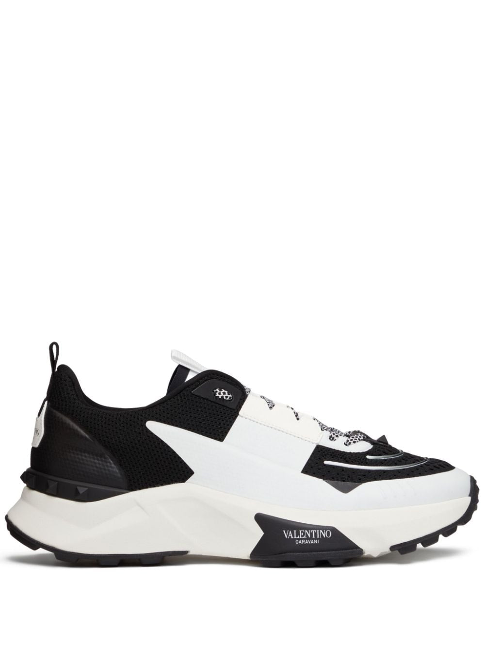 Valentino Garavani Rockstud Black Leather Sneakers image 0