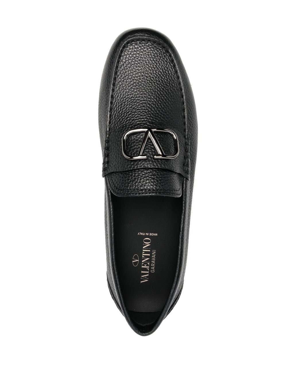 Valentino Garavani VLogo Signature Flat Shoes - Black image 1