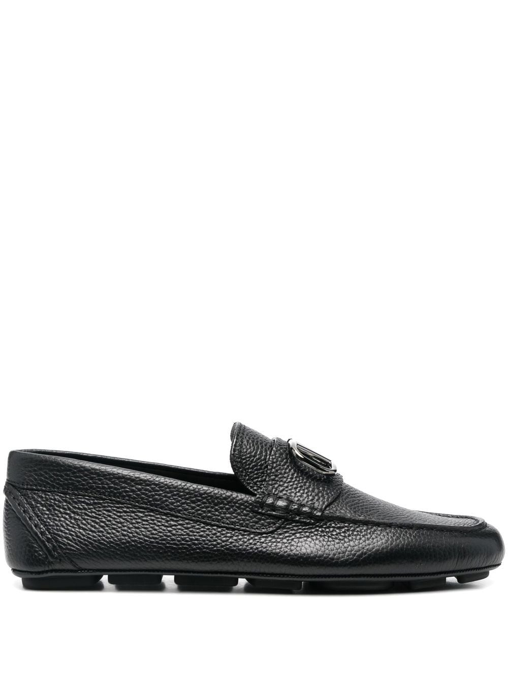 Valentino Garavani VLogo Signature Flat Shoes - Black image 0