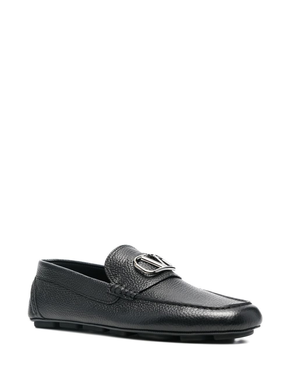 Valentino Garavani VLogo Signature Flat Shoes - Black image 2