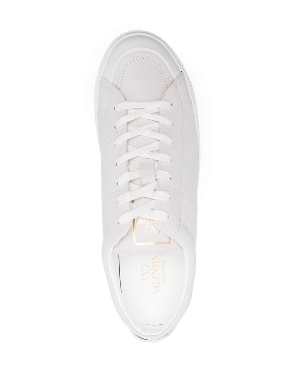 Valentino Garavani Studded White Leather Sneakers image 7