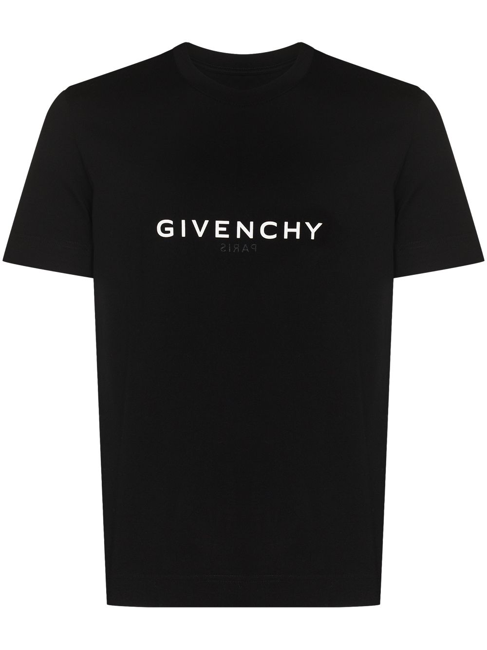 Givenchy Black Logo-Print Cotton T-Shirt image 0