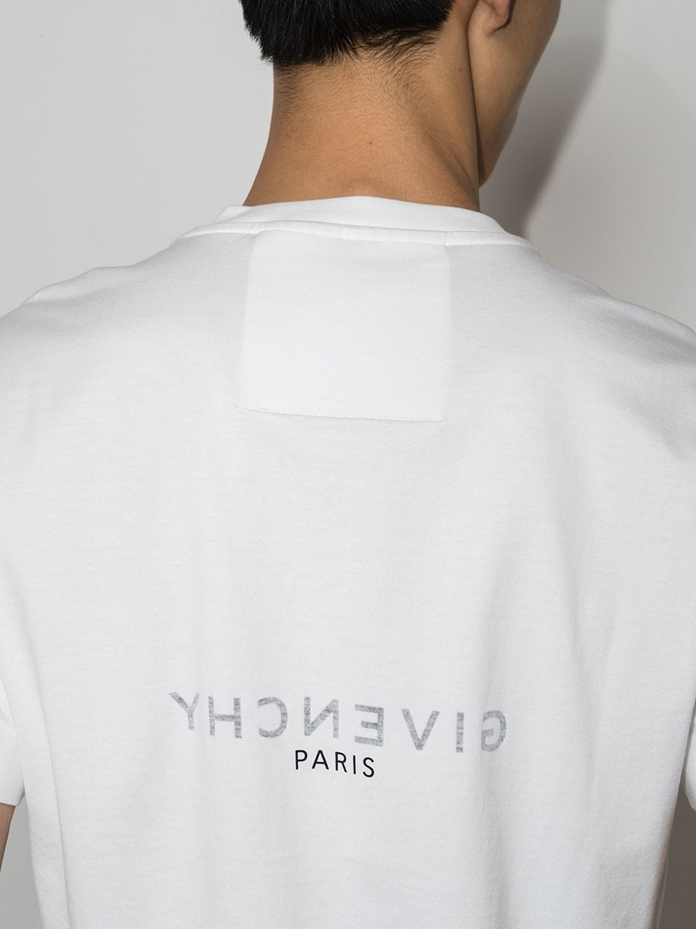 Givenchy Logo-Print White Cotton T-Shirt image 1